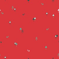 Christmas pine tree pattern background