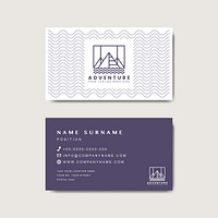 Premium business card design mockup