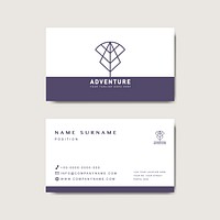 Premium business card design mockup