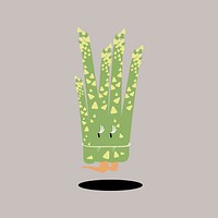Fresh asparagus cartoon character vector