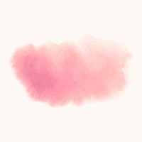 Pink watercolor style banner vector