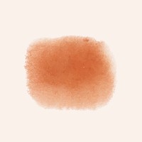 Orange watercolor style banner vector