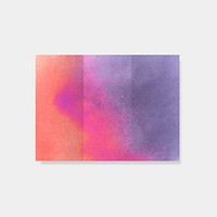 Colorful watercolor style banner vector