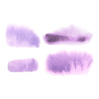 Purple watercolor style banner vector