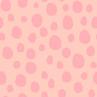 Pink dots seamless pattern vector