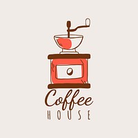 Coffee house cafe logo vector