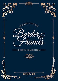 Vintage border and frames vector