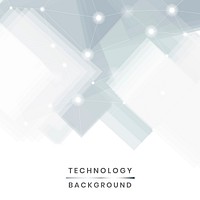 Gray and white futuristic technology background vector