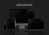 Digital modern devices mockup pack