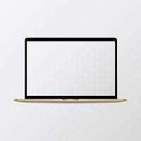 Digital modern notebook screen mockup