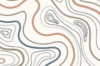 Swirly element patterned vector background set