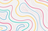 Swirly element patterned vector background set