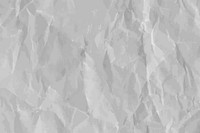 White crumpled paper textured background vector