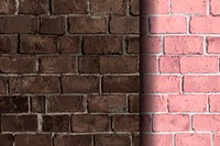Brick textured background vectors collection