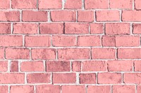 Bright pink brick textured background vector