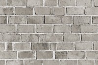Rustic gray brick textured background vector