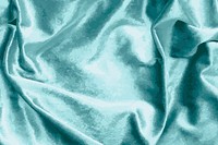 Luxury shiny teal silk fabric textured vector