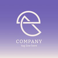 Modern company logo design vector