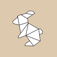 Animal origami vector