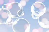 Soap bubbles on background vector