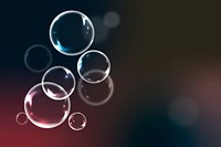 Soap bubbles at a party background vector