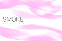 Pink smoke abstract background vector