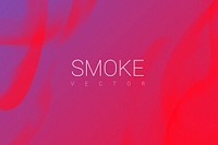 Red smoke abstract background vector