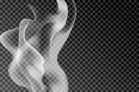 White smoke abstract background vector