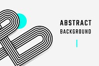 Retro white abstract background design vector