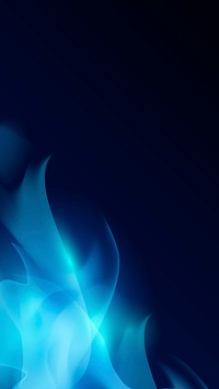 Blue blazing flame abstract background vector