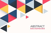 Abstract multicolor geometric background vector