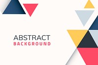Abstract multicolor geometric background vector
