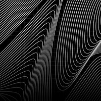 Black and white abstract map contour lines background