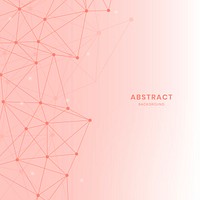 Pink neural texture abstract vector