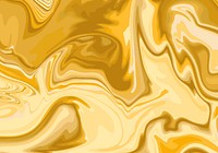 Marble abstract yellow paint texture background vector
