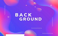 Colorful fluid gradient background vector