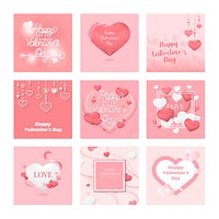 Valentine&#39;s day vector design concept