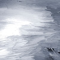 Gray acrylic brush stroke textured background vector