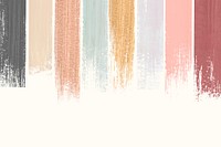 Pastel shimmering acrylic brush stroke vector