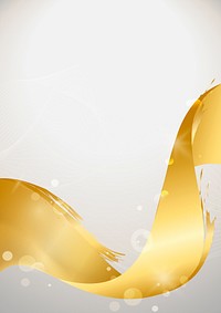Golden wave abstract background vector<br />