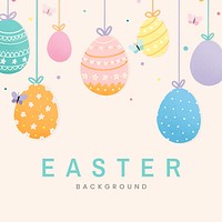 Happy Easter 2019 background vector