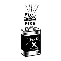 Fuel to fire canister vector