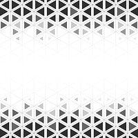 Gray triangle patterned on white background