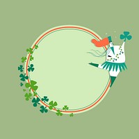 St. Patrick's Day celebration badge vector