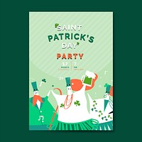St. Patrick&#39;s Day poster vector