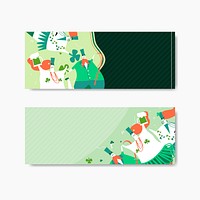 St. Patrick&#39;s Day banners vector