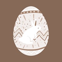 Easter festival painted egg vector