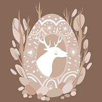 Easter festival painted egg vector