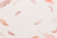 Pink lightweight feather background vector