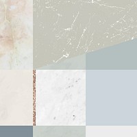 Marble textured slate collection vector